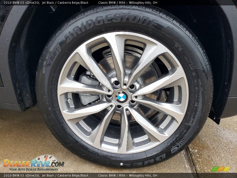 2019 BMW X3 xDrive30i Jet Black / Canberra Beige/Black Photo #3