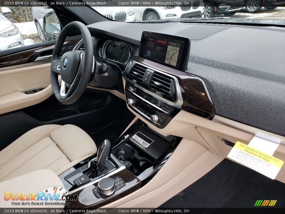 2019 BMW X3 xDrive30i Jet Black / Canberra Beige/Black Photo #4