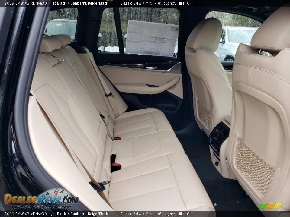 2019 BMW X3 xDrive30i Jet Black / Canberra Beige/Black Photo #5