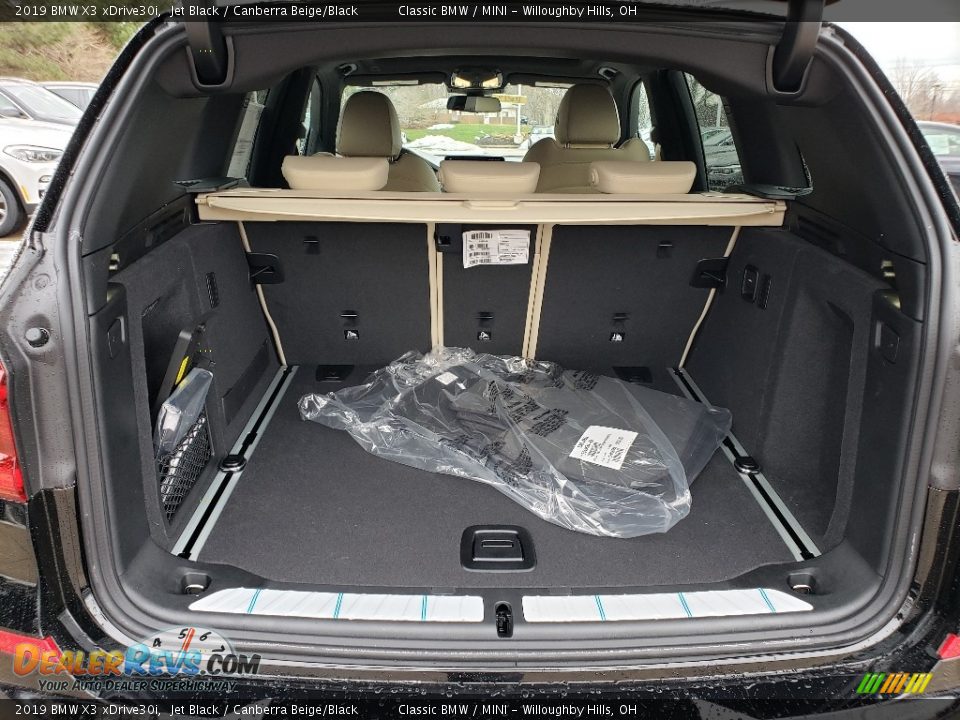 2019 BMW X3 xDrive30i Jet Black / Canberra Beige/Black Photo #6