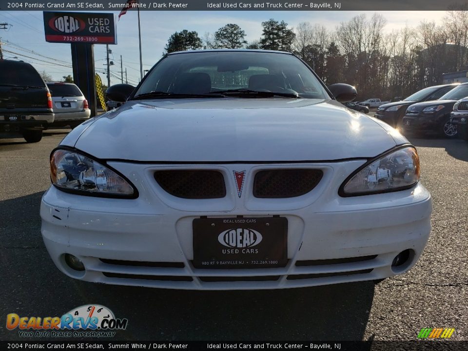 2004 Pontiac Grand Am SE Sedan Summit White / Dark Pewter Photo #2