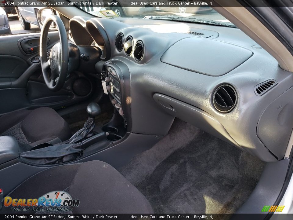 2004 Pontiac Grand Am SE Sedan Summit White / Dark Pewter Photo #10
