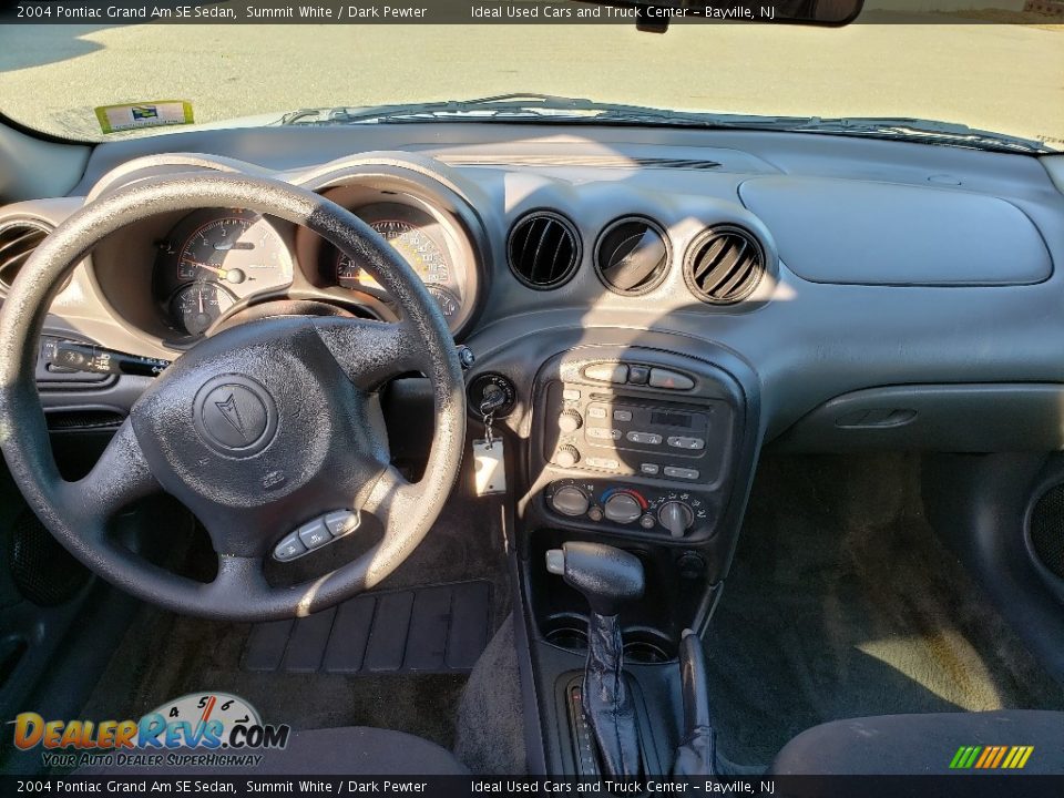 2004 Pontiac Grand Am SE Sedan Summit White / Dark Pewter Photo #16