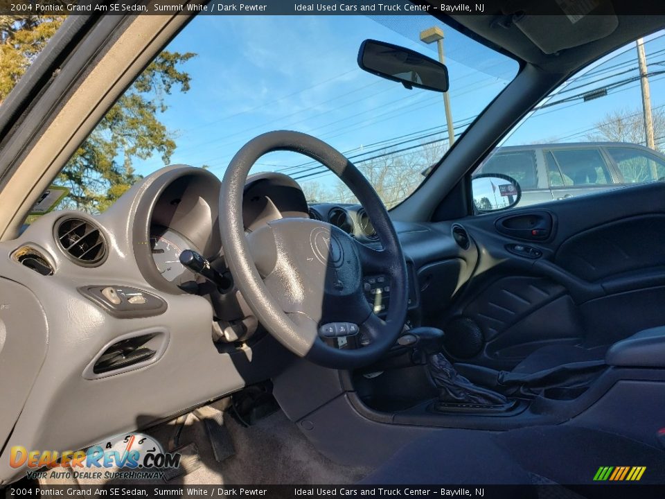 2004 Pontiac Grand Am SE Sedan Summit White / Dark Pewter Photo #17