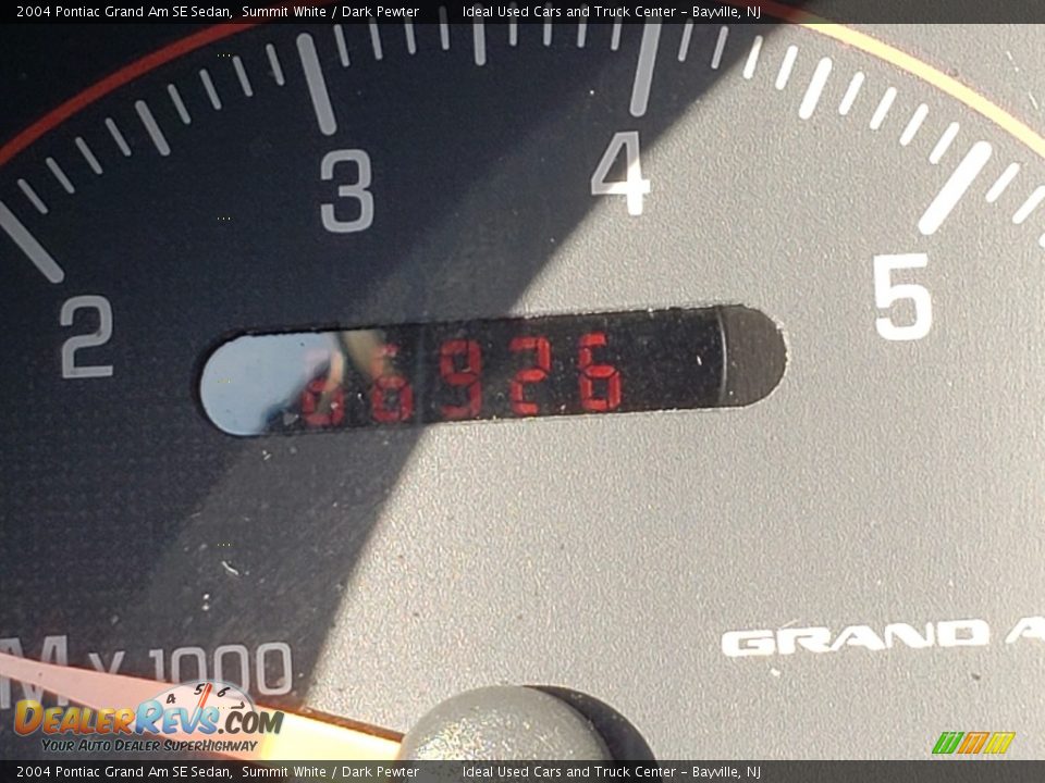 2004 Pontiac Grand Am SE Sedan Summit White / Dark Pewter Photo #20