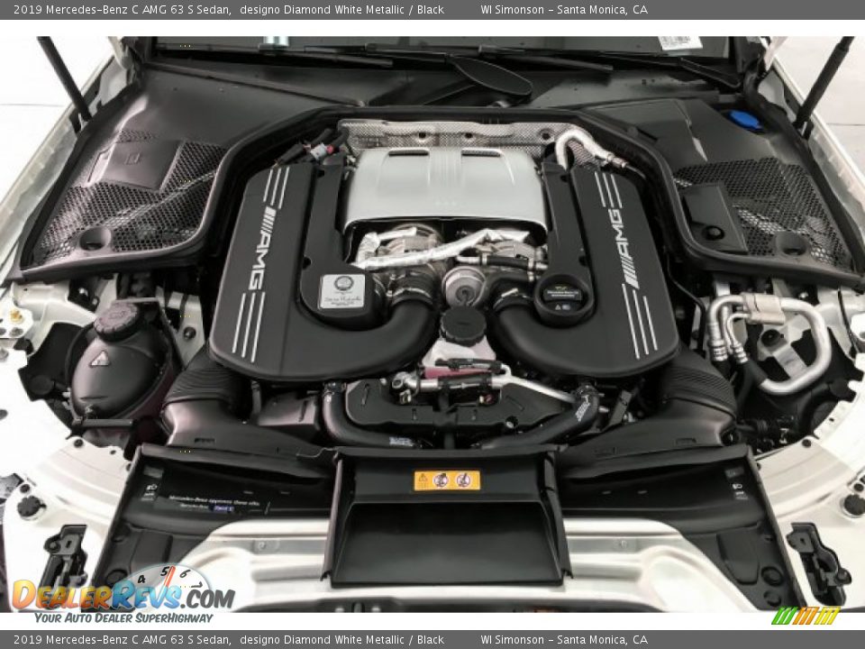 2019 Mercedes-Benz C AMG 63 S Sedan 4.0 Liter biturbo DOHC 32-Valve VVT V8 Engine Photo #8