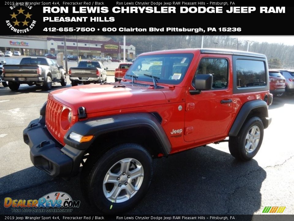 2019 Jeep Wrangler Sport 4x4 Firecracker Red / Black Photo #1