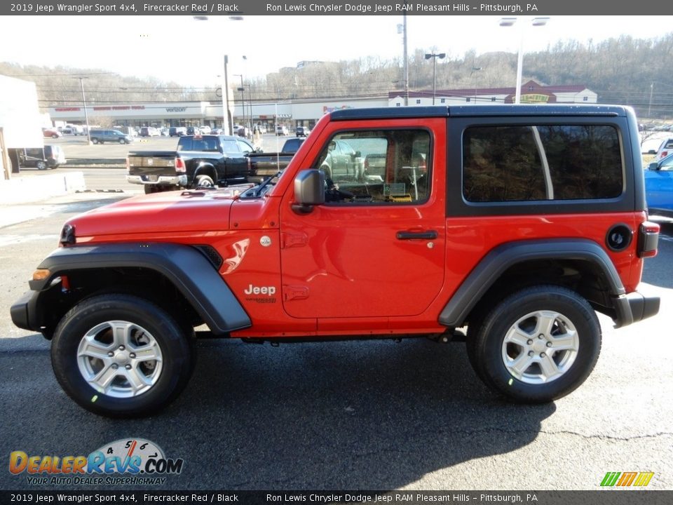 2019 Jeep Wrangler Sport 4x4 Firecracker Red / Black Photo #2