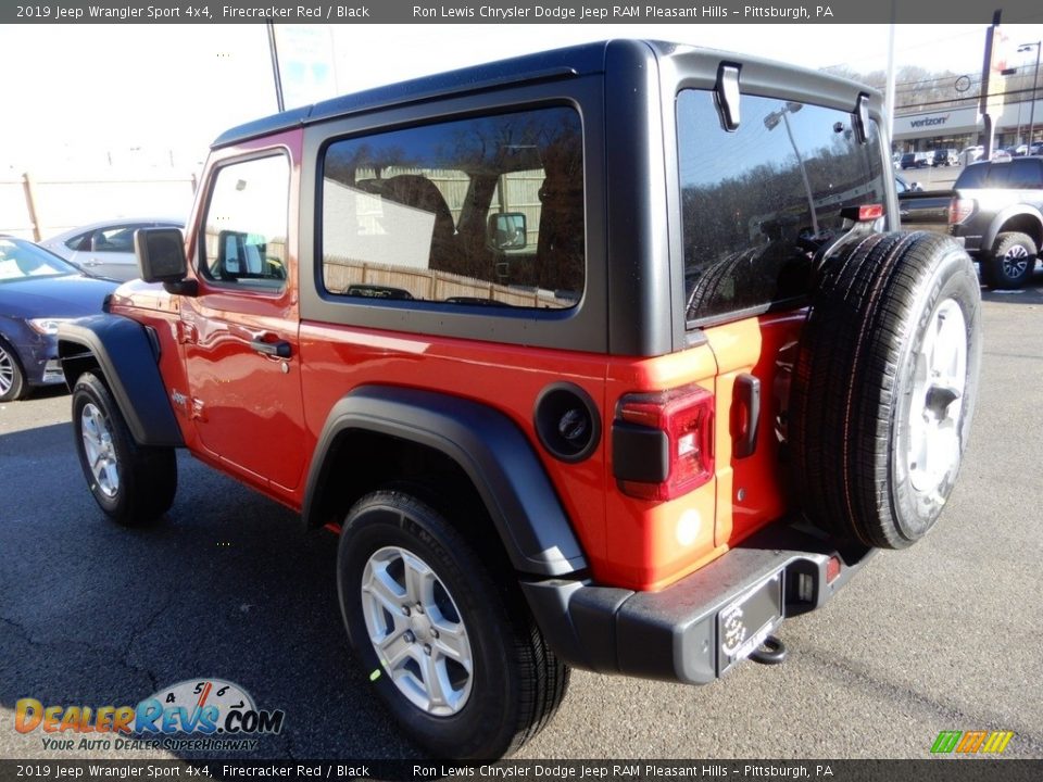 2019 Jeep Wrangler Sport 4x4 Firecracker Red / Black Photo #3
