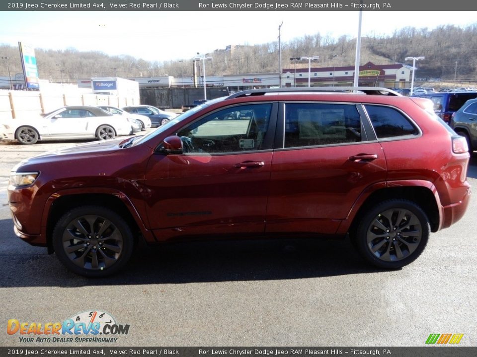 2019 Jeep Cherokee Limited 4x4 Velvet Red Pearl / Black Photo #2