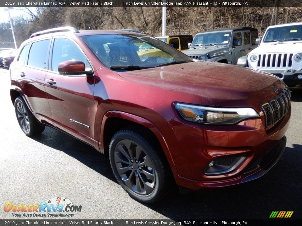 2019 Jeep Cherokee Limited 4x4 Velvet Red Pearl / Black Photo #8