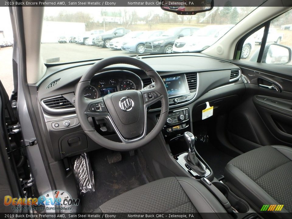 2019 Buick Encore Preferred AWD Satin Steel Metallic / Ebony Photo #13