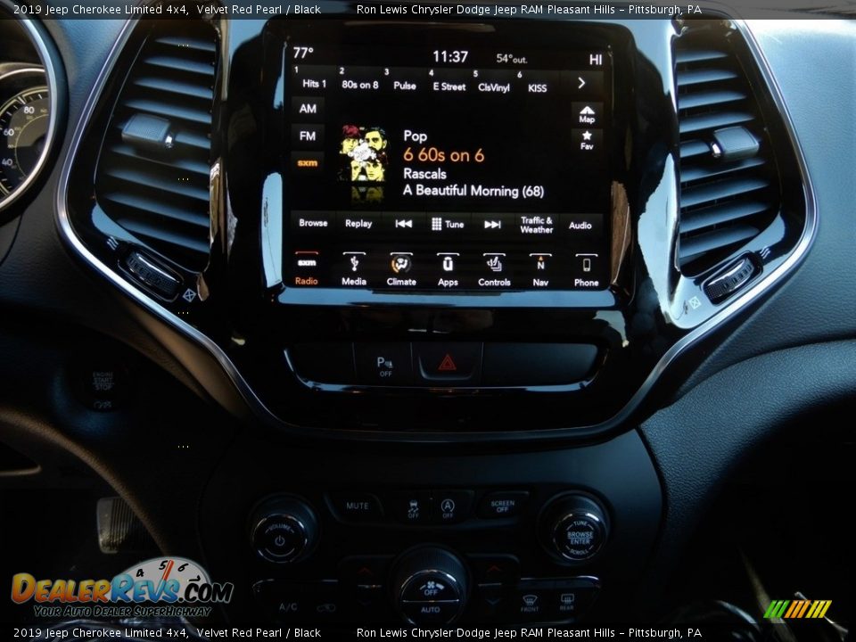 2019 Jeep Cherokee Limited 4x4 Velvet Red Pearl / Black Photo #20