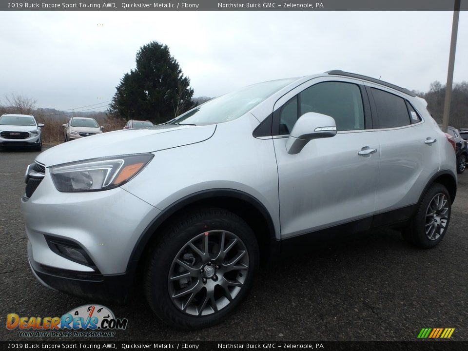 2019 Buick Encore Sport Touring AWD Quicksilver Metallic / Ebony Photo #1