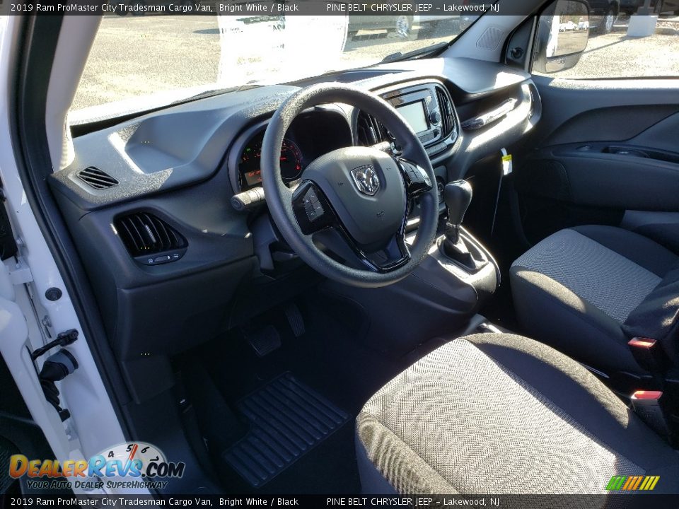 2019 Ram ProMaster City Tradesman Cargo Van Bright White / Black Photo #7