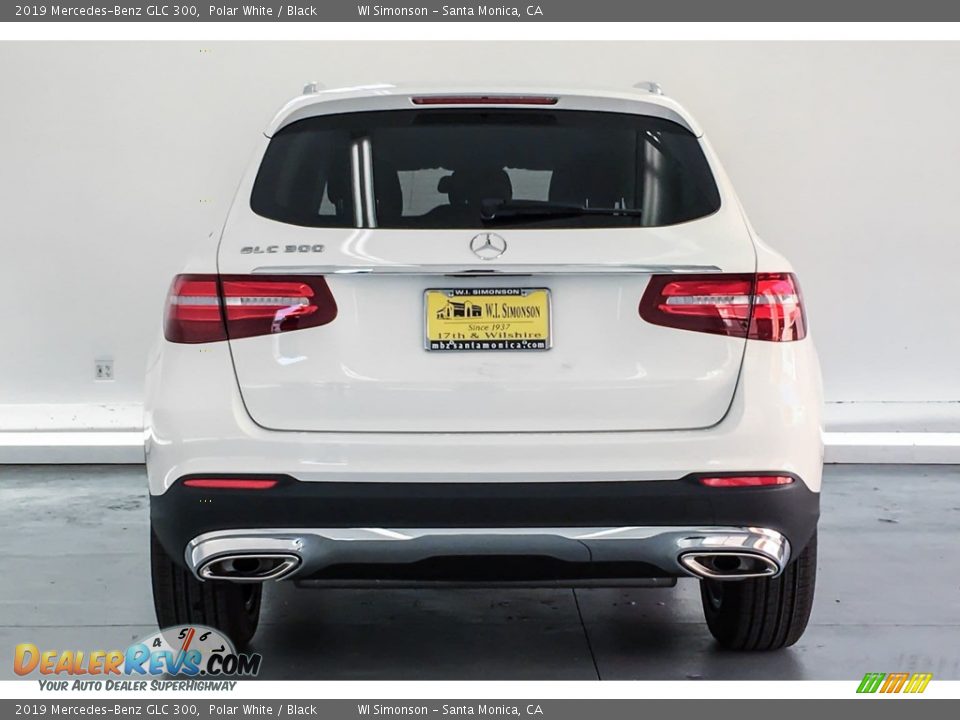 2019 Mercedes-Benz GLC 300 Polar White / Black Photo #3
