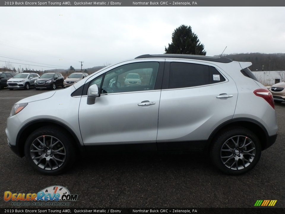 2019 Buick Encore Sport Touring AWD Quicksilver Metallic / Ebony Photo #9