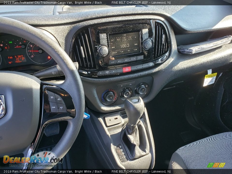2019 Ram ProMaster City Tradesman Cargo Van Bright White / Black Photo #9