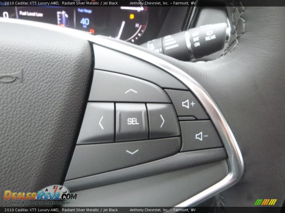 2019 Cadillac XT5 Luxury AWD Radiant Silver Metallic / Jet Black Photo #19