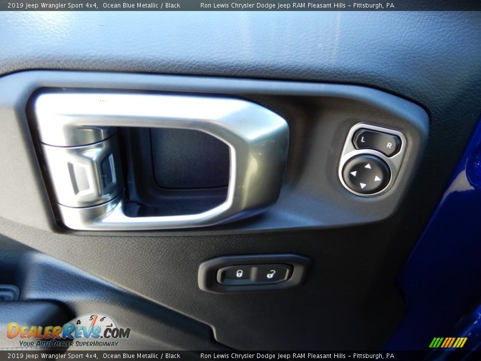 2019 Jeep Wrangler Sport 4x4 Ocean Blue Metallic / Black Photo #13