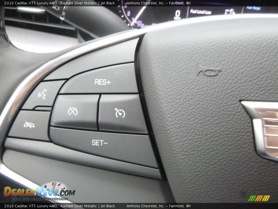 2019 Cadillac XT5 Luxury AWD Radiant Silver Metallic / Jet Black Photo #20