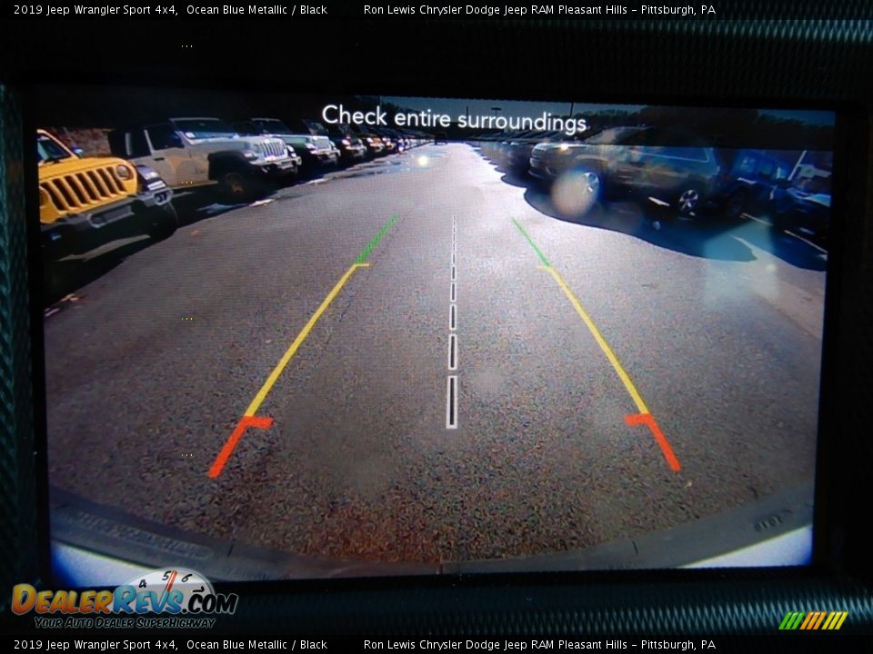 2019 Jeep Wrangler Sport 4x4 Ocean Blue Metallic / Black Photo #17