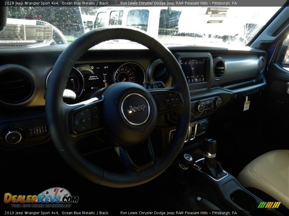 2019 Jeep Wrangler Sport 4x4 Ocean Blue Metallic / Black Photo #20