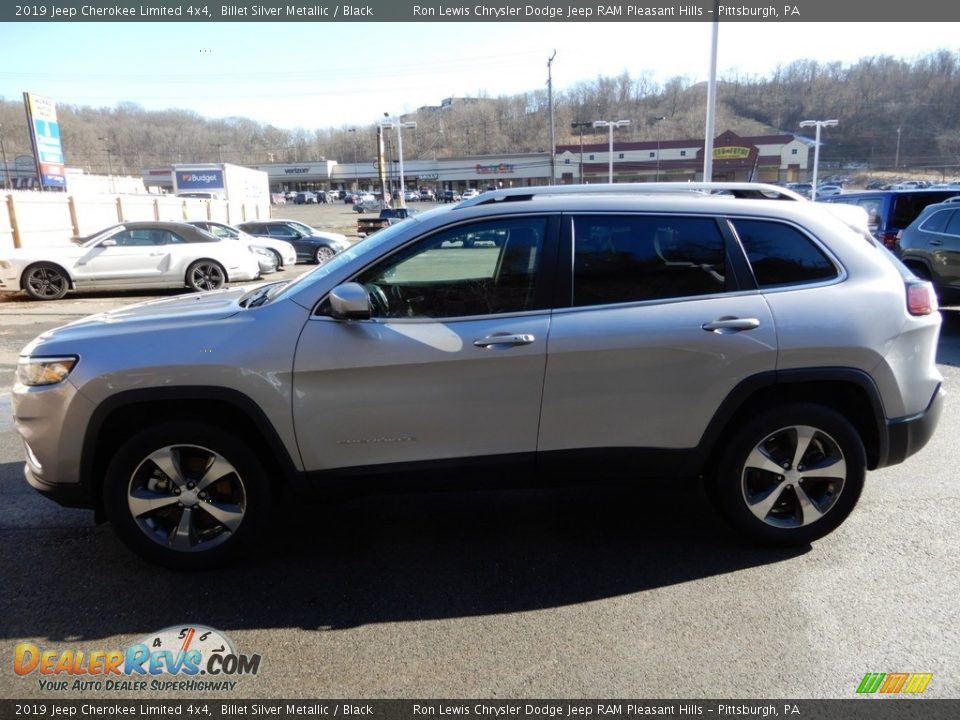 2019 Jeep Cherokee Limited 4x4 Billet Silver Metallic / Black Photo #2