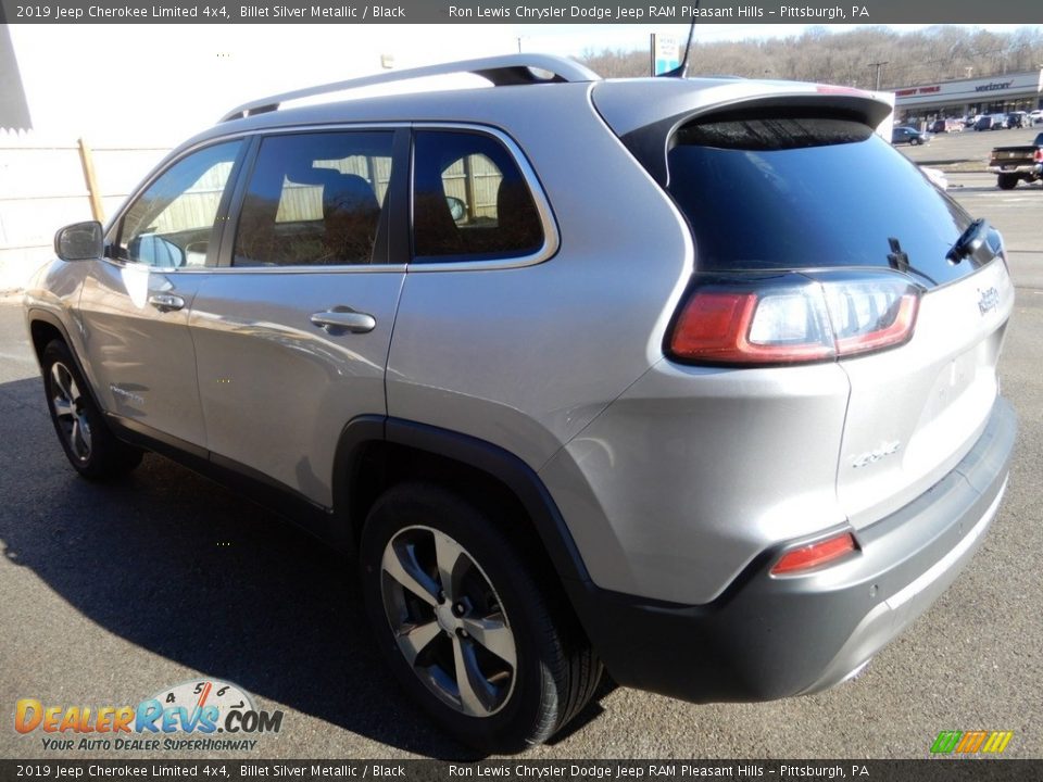 2019 Jeep Cherokee Limited 4x4 Billet Silver Metallic / Black Photo #3