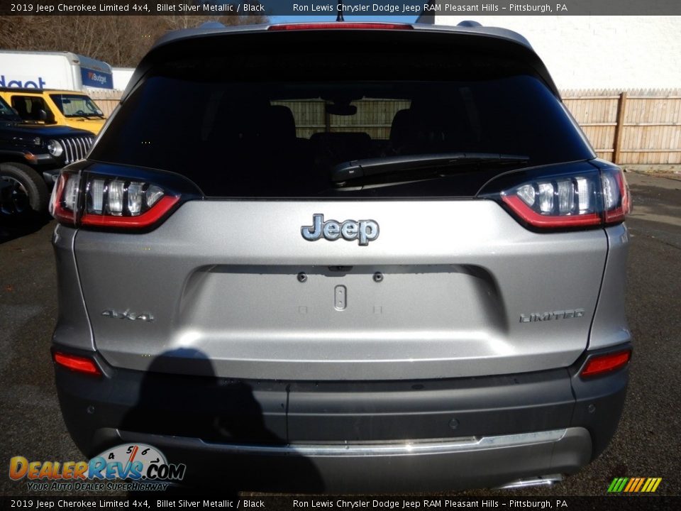2019 Jeep Cherokee Limited 4x4 Billet Silver Metallic / Black Photo #4