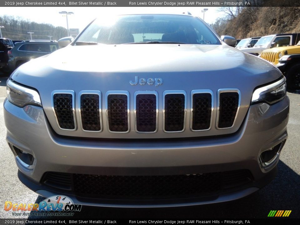 2019 Jeep Cherokee Limited 4x4 Billet Silver Metallic / Black Photo #9
