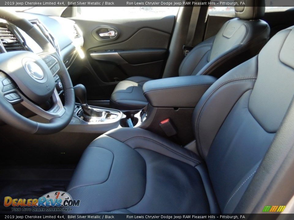 2019 Jeep Cherokee Limited 4x4 Billet Silver Metallic / Black Photo #11