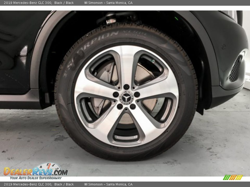 2019 Mercedes-Benz GLC 300 Black / Black Photo #9