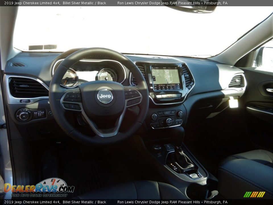 2019 Jeep Cherokee Limited 4x4 Billet Silver Metallic / Black Photo #13