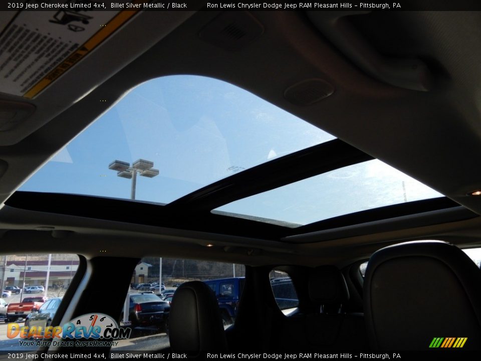 2019 Jeep Cherokee Limited 4x4 Billet Silver Metallic / Black Photo #17