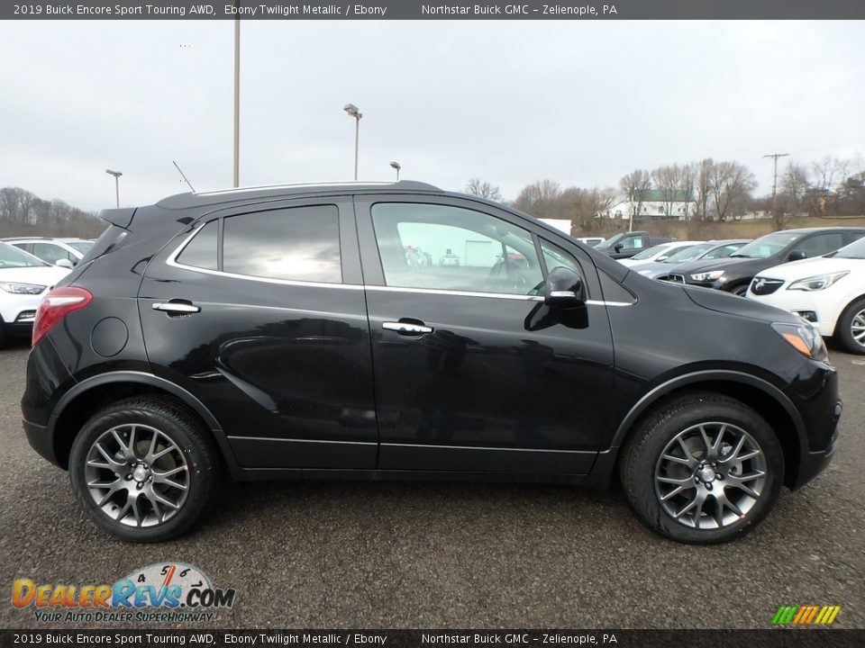 Ebony Twilight Metallic 2019 Buick Encore Sport Touring AWD Photo #4