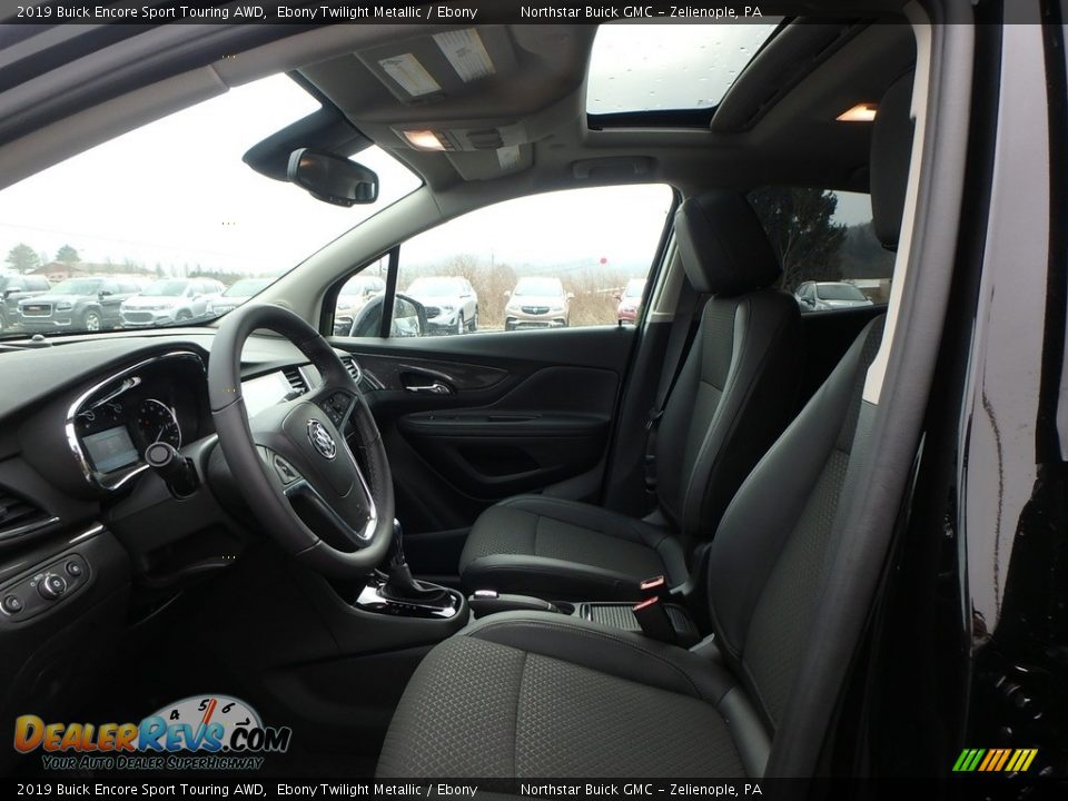 2019 Buick Encore Sport Touring AWD Ebony Twilight Metallic / Ebony Photo #11