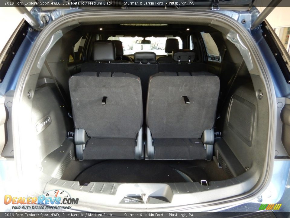 2019 Ford Explorer Sport 4WD Blue Metallic / Medium Black Photo #3