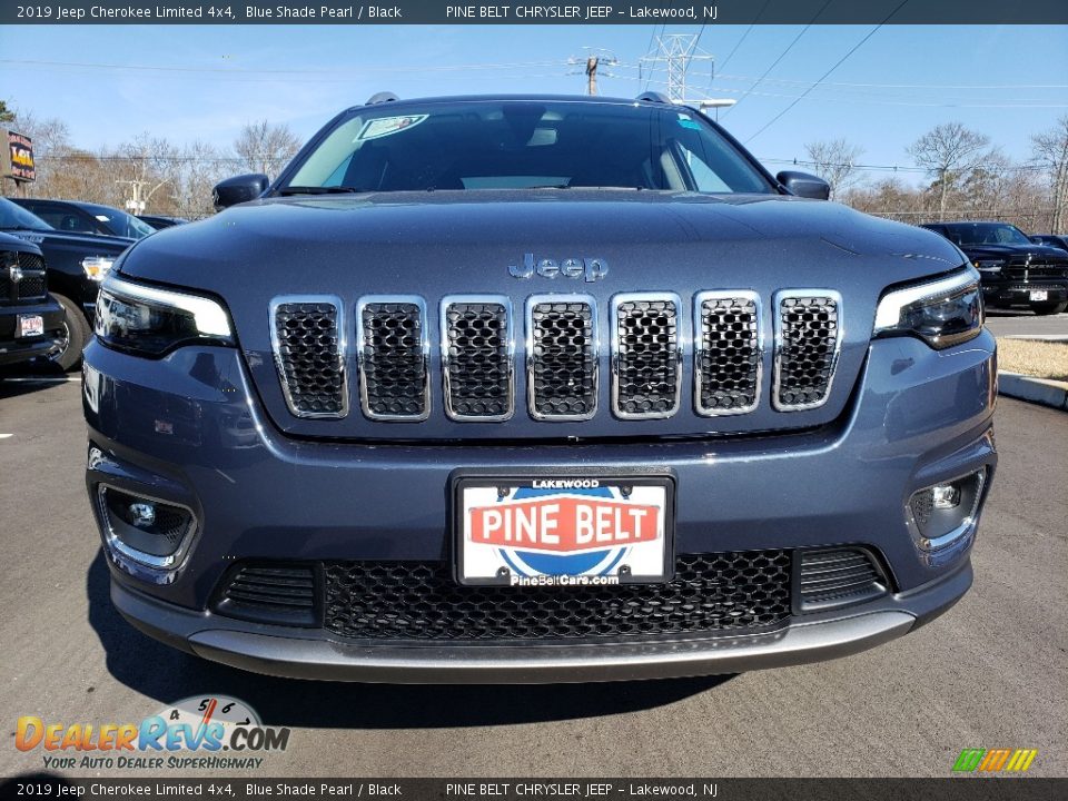 2019 Jeep Cherokee Limited 4x4 Blue Shade Pearl / Black Photo #2
