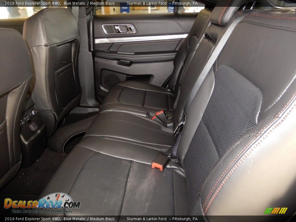2019 Ford Explorer Sport 4WD Blue Metallic / Medium Black Photo #8