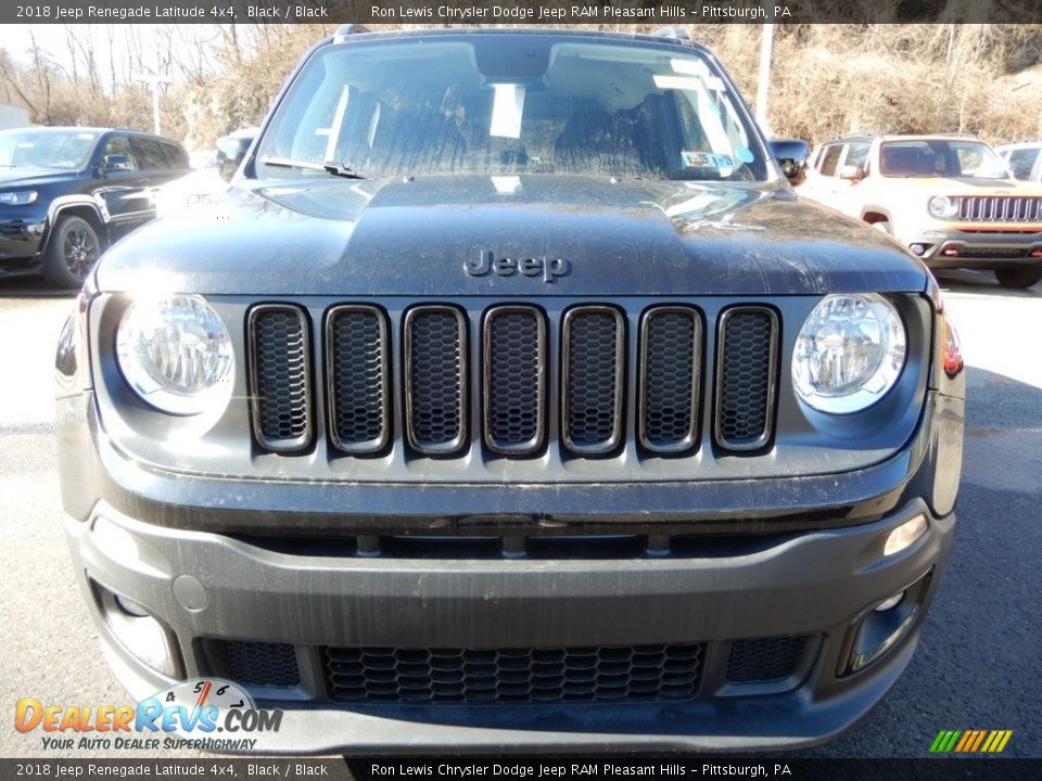 2018 Jeep Renegade Latitude 4x4 Black / Black Photo #9