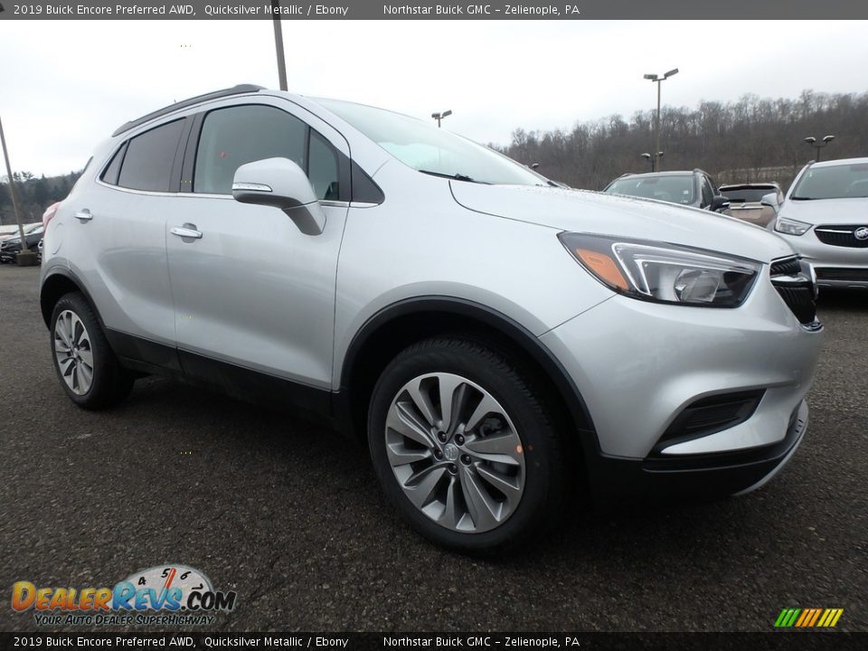 2019 Buick Encore Preferred AWD Quicksilver Metallic / Ebony Photo #3