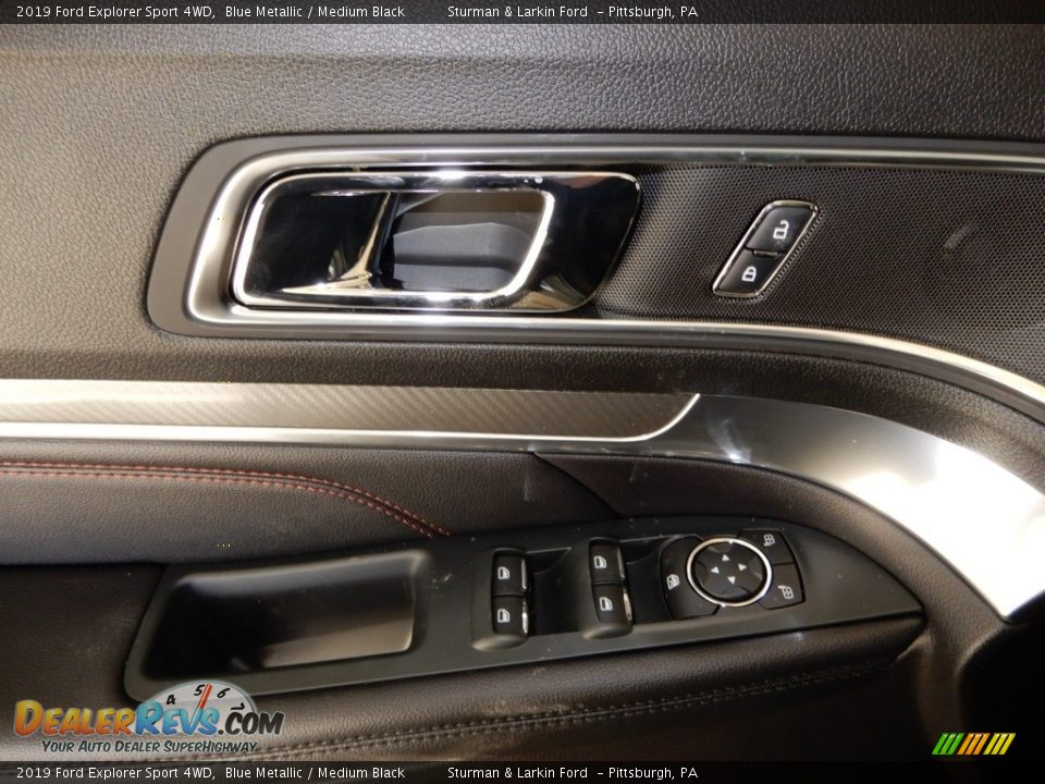 2019 Ford Explorer Sport 4WD Blue Metallic / Medium Black Photo #10
