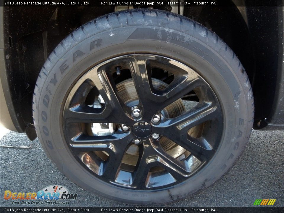 2018 Jeep Renegade Latitude 4x4 Black / Black Photo #10