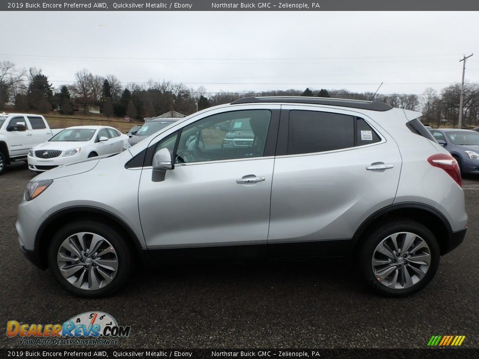 2019 Buick Encore Preferred AWD Quicksilver Metallic / Ebony Photo #9