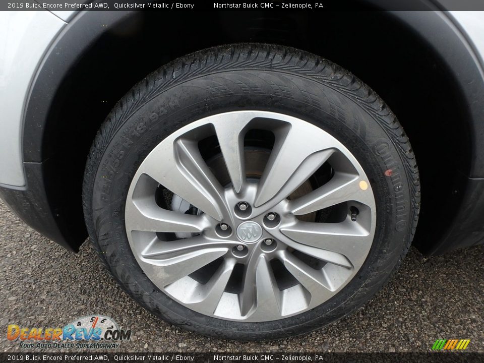 2019 Buick Encore Preferred AWD Quicksilver Metallic / Ebony Photo #10