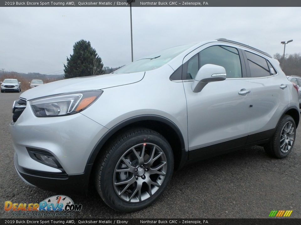 2019 Buick Encore Sport Touring AWD Quicksilver Metallic / Ebony Photo #1