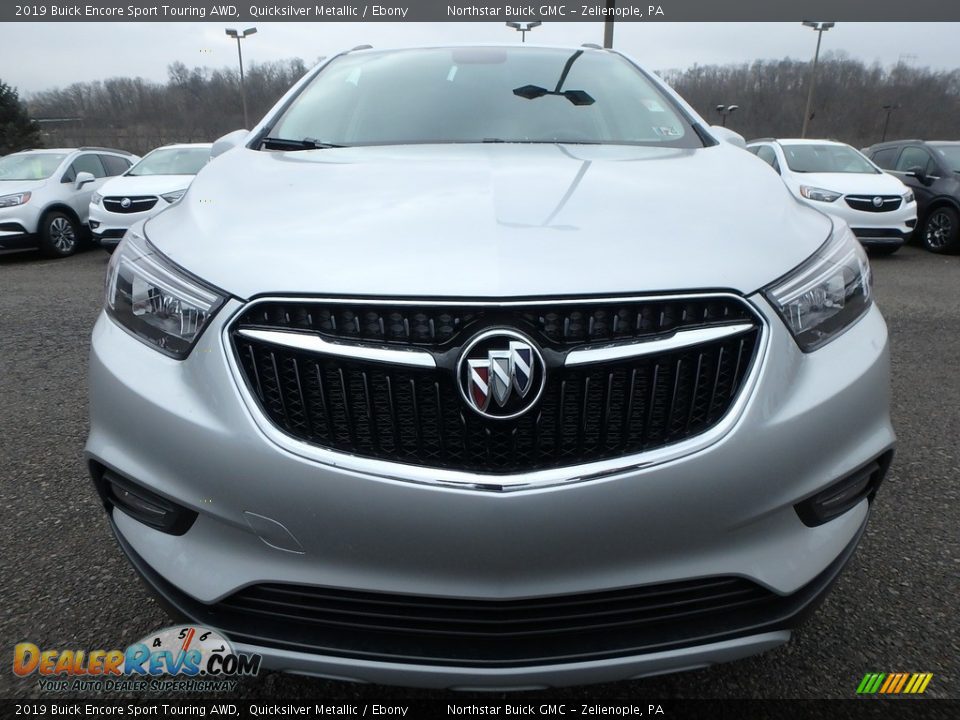 2019 Buick Encore Sport Touring AWD Quicksilver Metallic / Ebony Photo #2