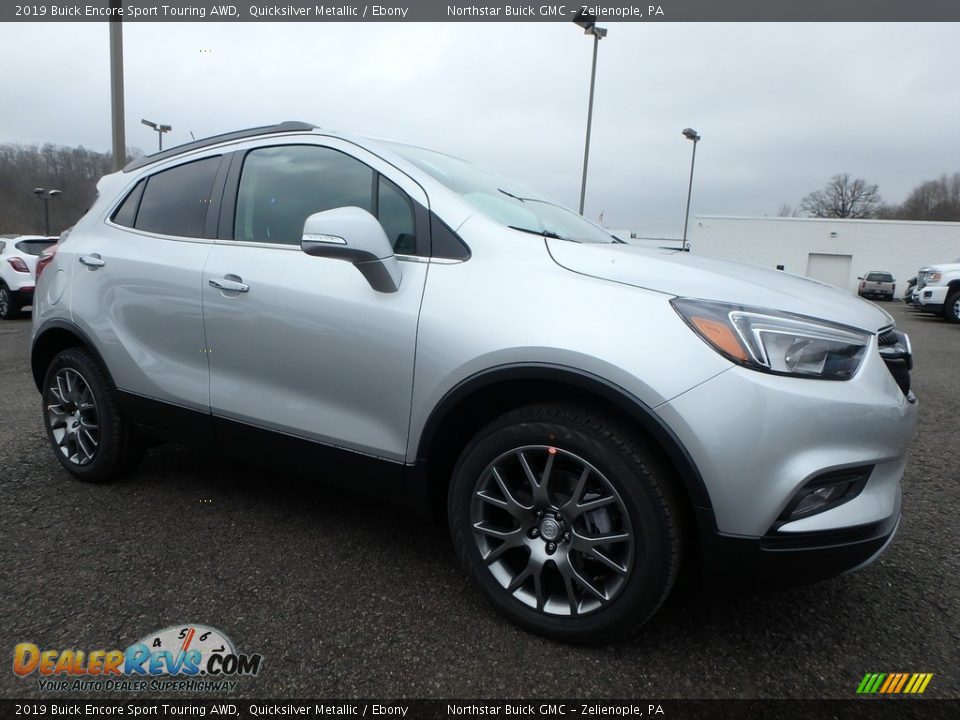 2019 Buick Encore Sport Touring AWD Quicksilver Metallic / Ebony Photo #3