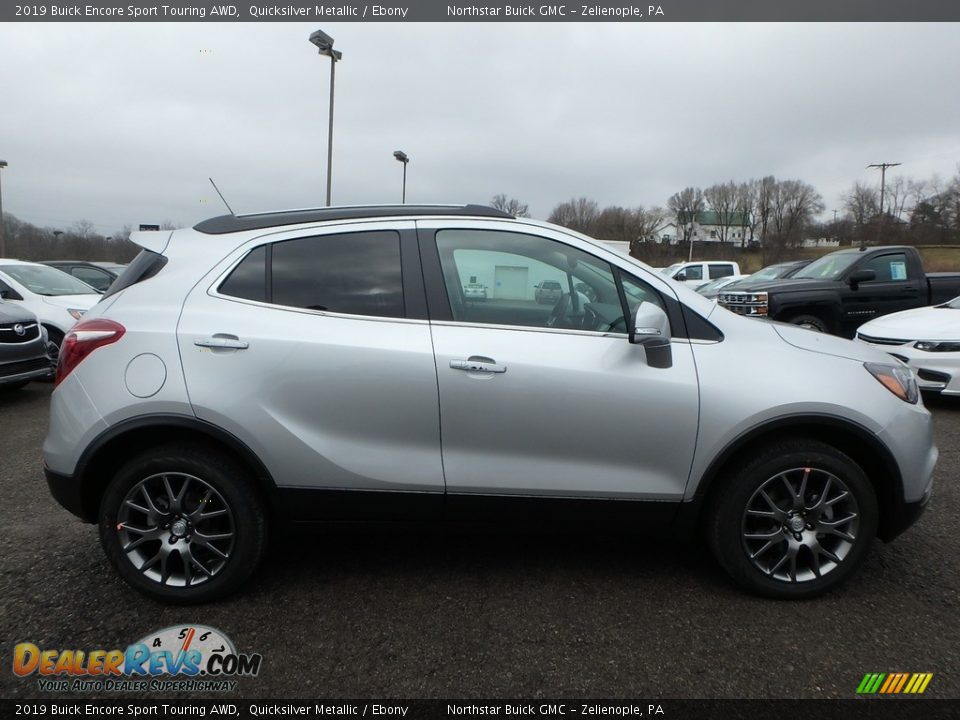 2019 Buick Encore Sport Touring AWD Quicksilver Metallic / Ebony Photo #4